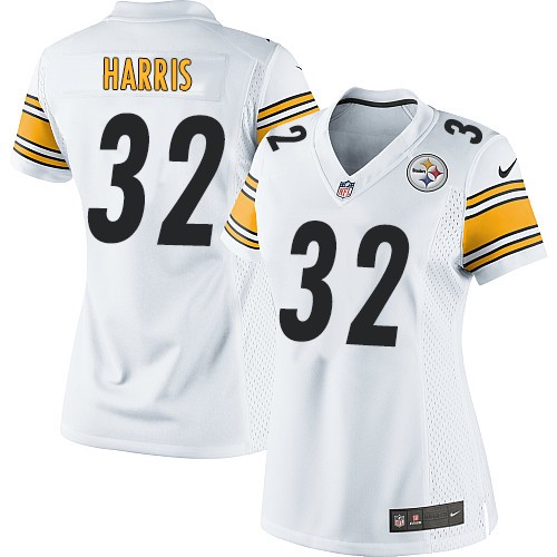 Women's Elite Franco Harris Nike Jersey White Road - #32 NFL Pittsburgh Steelers